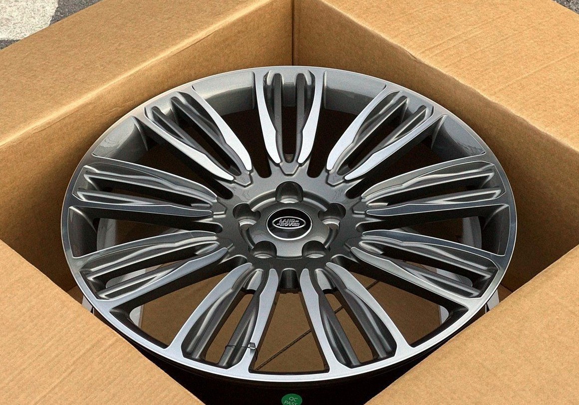 Range Rover кованые диски R21–R23 · турбина